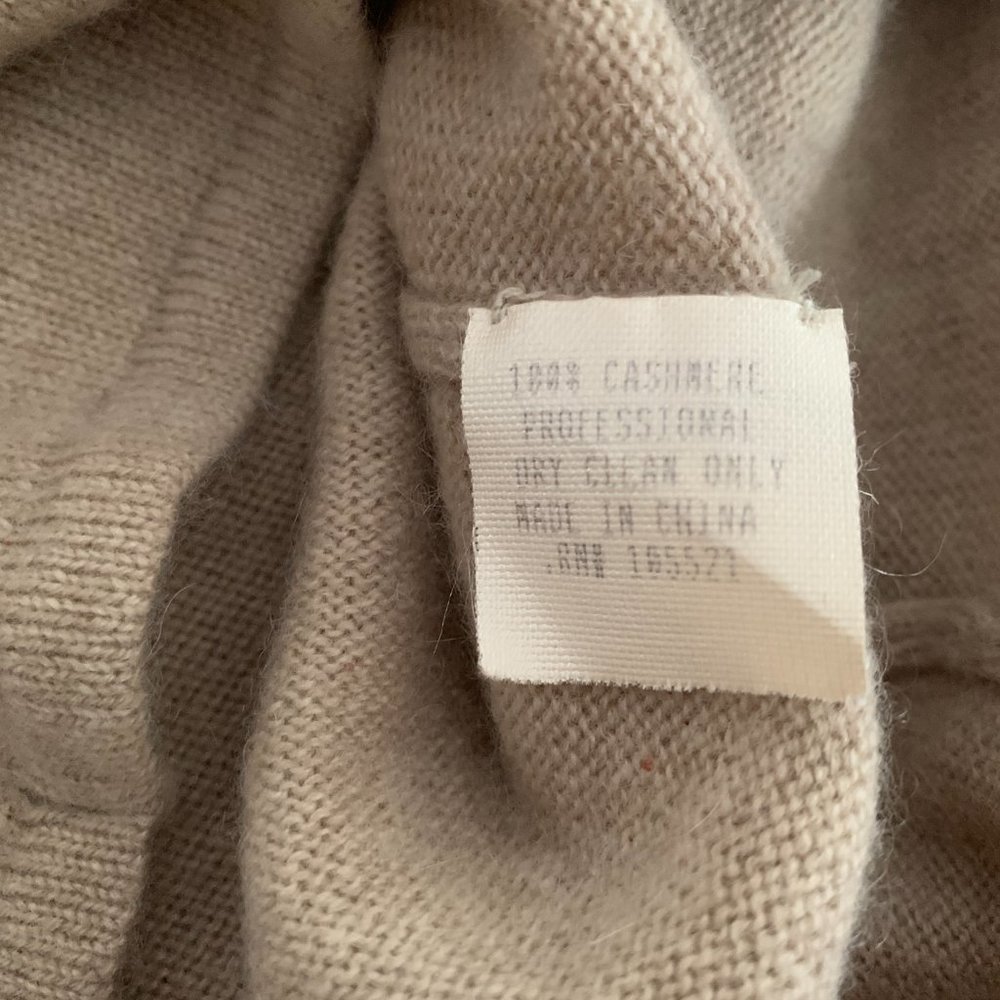 Language 100% Cashmere Long Sleeved Shirt - Picture 4 of 4